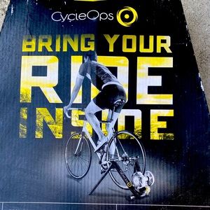 Saris Fluid² Trainer. Cycle Ops Bike trainer.